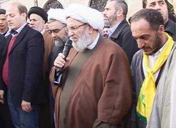 حزب الله يشيع الشهيد نايف أبو حمدان في حزرتا 
