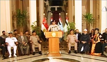 اعلان خارطة الطريق ..بداية الطريق المشهد المصري... صورة ضبابية!