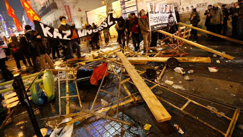 تجدد التظاهرات ضد حكومة أردوغان
