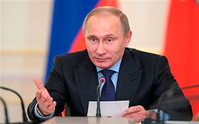 الرئيس الروسي فلاديمير بوتين بوتين يحتضن اوكرانيا اقتصاديا