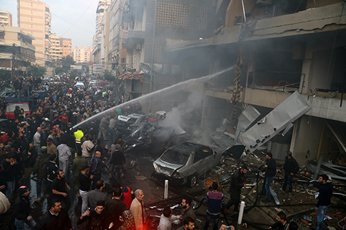 انفجار في حارة حريك