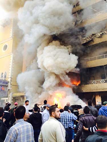 تفجير إرهابي جديد يضرب الضاحية الجنوبية
