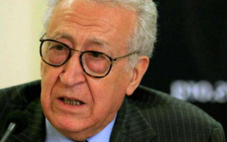 الاخضر الابراهيمي المفاوضات بين الحكومة والمعارضة السورية تنطلق الجمعة