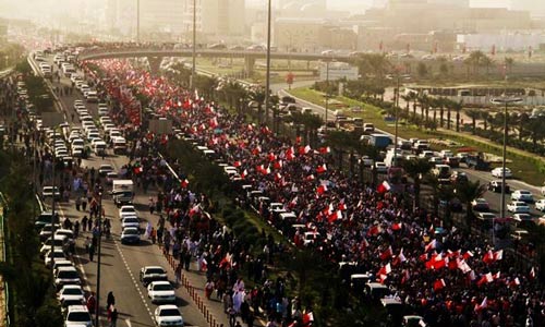شعب البحرين على موعد مع تجديد الثورة، والزحف نحو دوار اللؤلؤة 