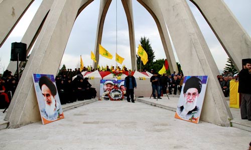 حزب الله يقيم مراسم تكريمية في ذكرى القادة الشهداء في تفاحتا
