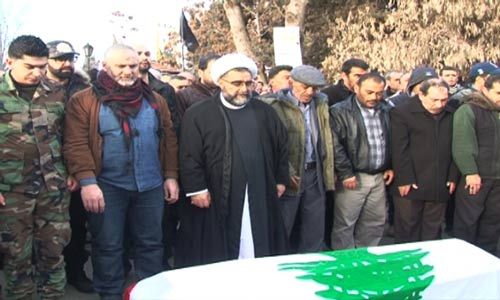 جديدة الفاكهة وبعلبك شيعت شهيديها خوري وفيتروني