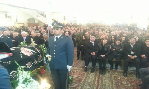 جديدة الفاكهة وبعلبك شيعت شهيديها خوري وفيتروني