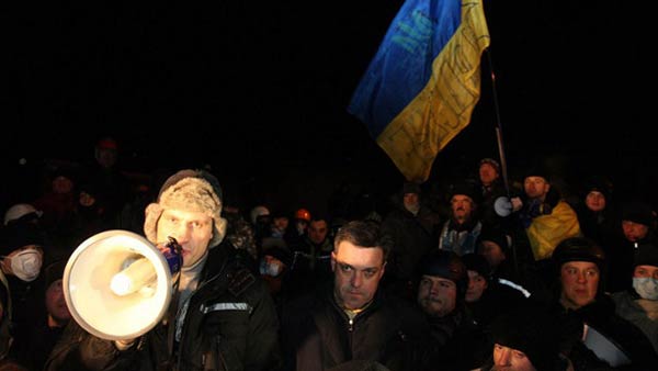 توسع رقعة الاجتجاجات في أوكرانيا