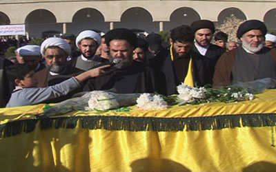 تشييع الشهيدين لوباني وحيدر احمد