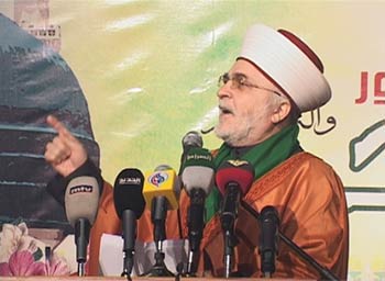 الشيخ يزبك :بلدنا في قلب العاصفة 