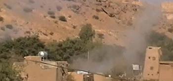 دخان القصف شمال اليمن اتفاق لوقف اطلاق النار بين الحوثيين ورجال القبائل