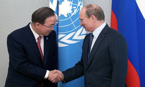 بوتين: إستفتاء القرم يتفق تماما مع مبادىء القانون الدولي وميثاق الامم المتحدة ’لا اتفاق’ روسي أميركي بشأن أوكرانيا