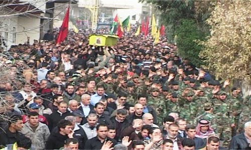 حزب الله يشيع الشهيد محمد صالح المسمار  
