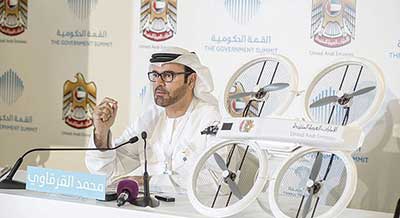 طائرات بدون طيار في الامارات