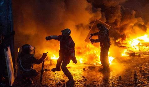 اتفاق اولي بين السلطة الاوكرانية والمعارضة لحل الازمة 