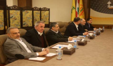 الوفاء للمقاومة:لإنجاز تشكيل الحكومة السياسية الجامعة