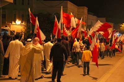 مسيرات في مختلف المناطق استعداداً لذكرى 14 فبراير/شباط
