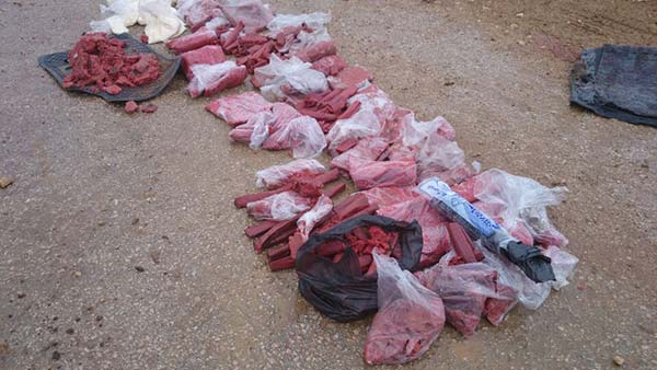 ضبط سيارة محمّلة بكمية كبيرة من المتفجرات شرقي بعلبك