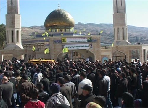حزب الله يشيع الشهيدين الموسوي وعساف 
