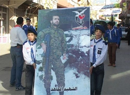 حزب الله يشيع الشهيدين الموسوي وعساف 