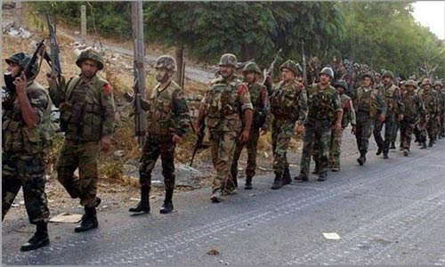 الجيش السوري يتقدم في الاحياء الشرقية لمدينة يبرود الجيش السوري يتقدم في الأحياء الشرقية ليبرود ويطوقها