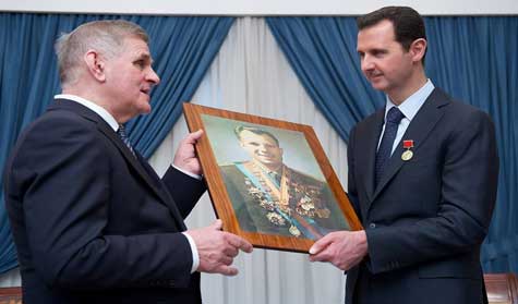 الأسد: دور روسيا أساسي لإعادة التوازن الدولي