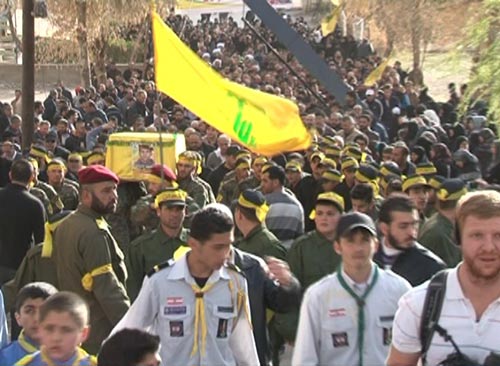تشييع ثلة من شهداء الواجب الجهادي  في الجنوب وبعلبك