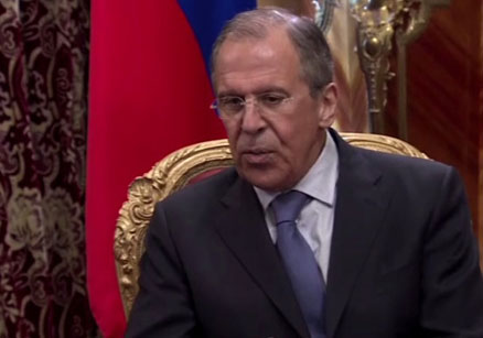 لافروف: لا توجد لدى روسيا نوايا لعبور الحدود الاوكرانية
