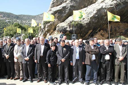 حزب الله يشيع الشهيد السيد حسين في اللويزة 