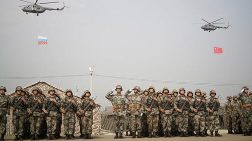 
مناورات دولية لمكافحة الإرهاب في الصين
