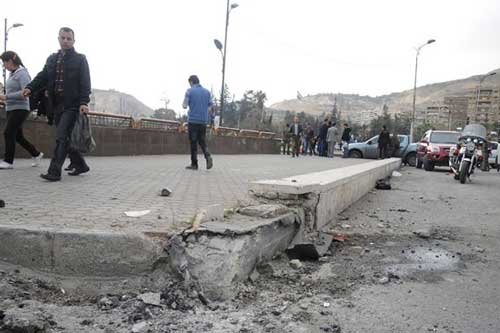 ضحايا بتفجيرين إرهابيين في حمص وريف دمشق