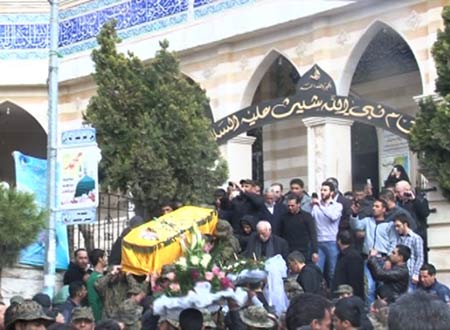 حزب الله يشيع الشهيدين شكر وشومان