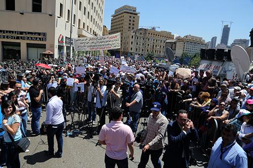 هيئة التنسيق تتظاهر في أكبر تحرك لها 