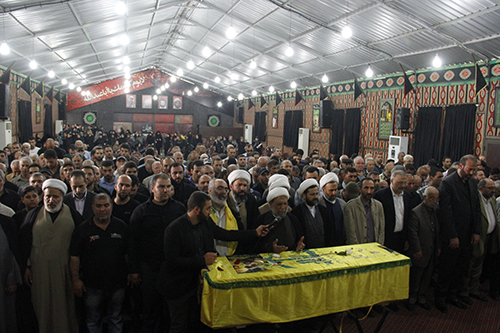 حزب الله يشيع فقيد الجهاد الشيخ يوسف المقداد
