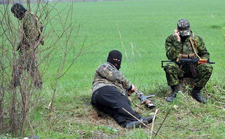 توتر وغضب في &rsquo;سلافيانسك&rsquo; شرق أوكرانيا 