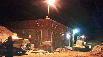 انهيار جبل في السعودية