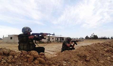 الجيش السوري يواصل عملياته في الغوطة بريف دمشق 