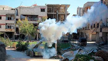 الجيش السوري يكثف من عملياته في الغوطة الشرقية