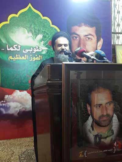 حزب الله أحيا ذكرى أربعين الشهيد العنقوني في مشغرة