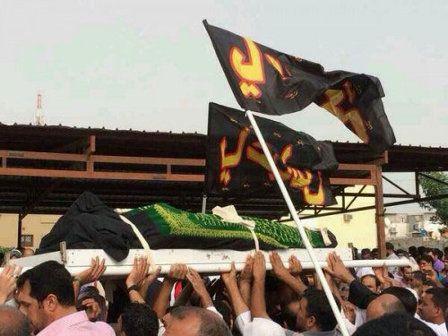 البحرين: تشييع غاضب للشهيد حسين شرف
