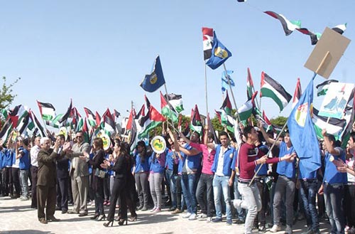 أبناء سوريا يتضامنون مع جيشها في وجه الارهاب