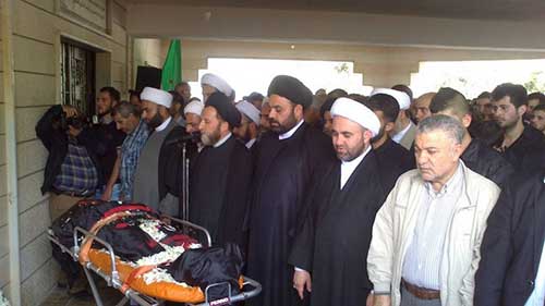 تشييع الشهيد الطالب أدهم نجم في زفتا