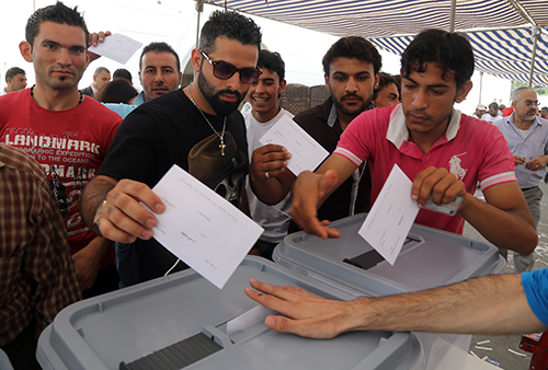 صناديق اليرزة تغص بالناخبين السوريين لليوم الثاني