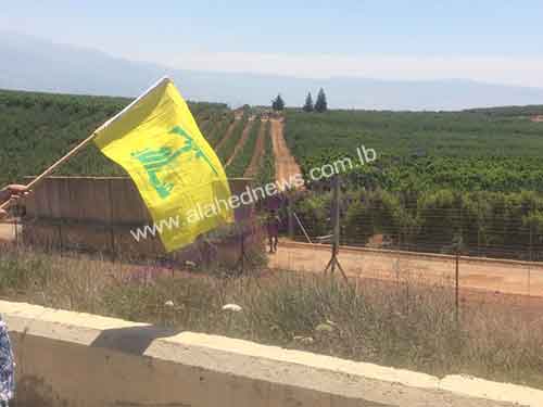 بنت جبيل تزدان بأعلام ورايات النصر