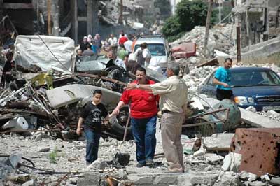 حمص القديمة تعود إلى الحياة رغم الدمار