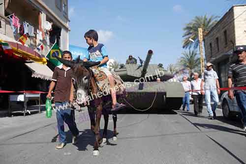 مشهدية حية لتدمير &rsquo;&rsquo;الميركافا&rsquo;&rsquo; في صيدا بعيد المقاومة والتحرير
