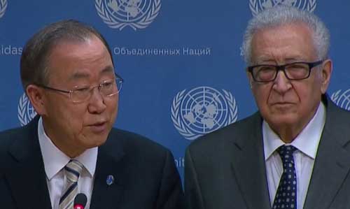 الإبراهيمي يغادر منصبه كمبعوث لسوريا