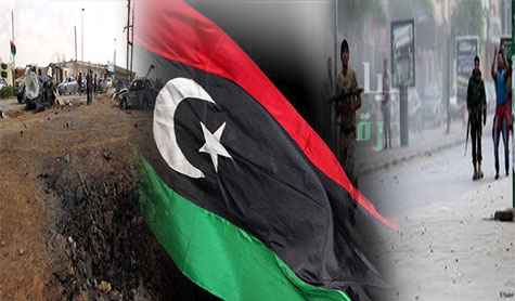 إشتباكات عنيفة في مدينة بنغازي الليبية
