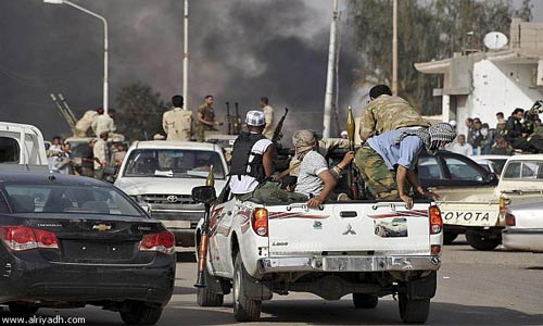 مواجهات عنيفة في مدينة بنغازي الليبية