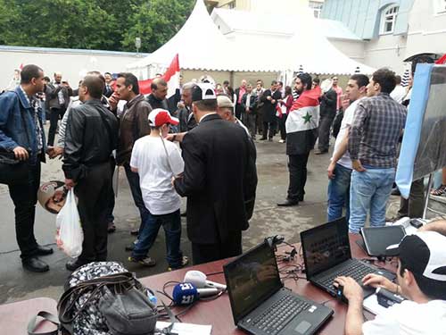 انطلاق الانتخابات الرئاسية السورية في المهجر